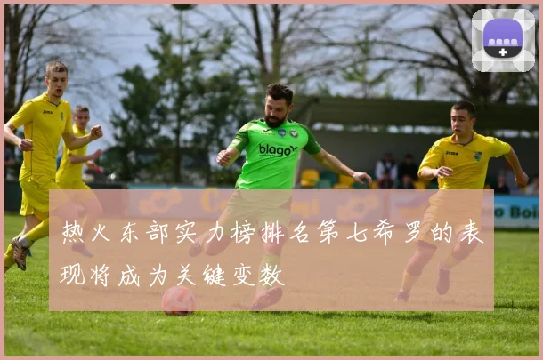 热火东部实力榜排名第七希罗的表现将成为关键变数
